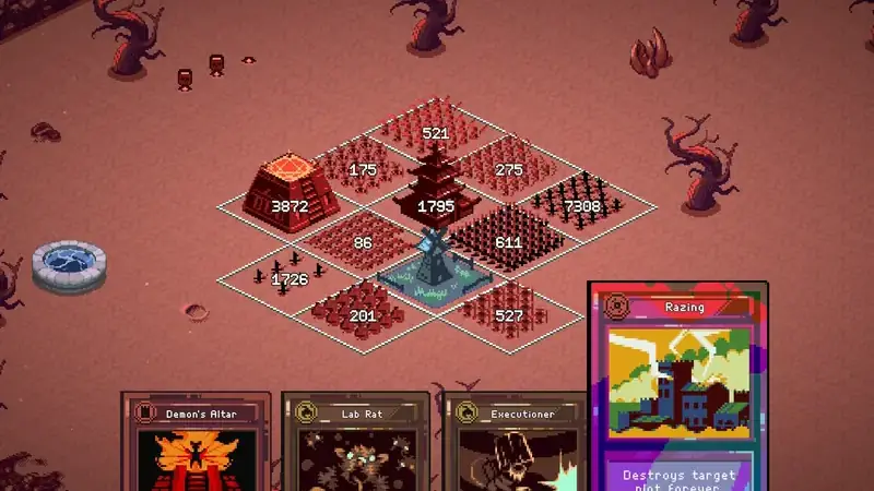 9 Kings kingdom grid during the early years of a run